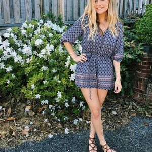 Francesca’s Floral Romper